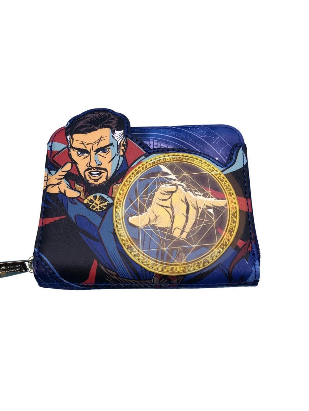 Loungefly Wallet Womens One Size Purple Doctor Strange Multiverse Marvel Glow